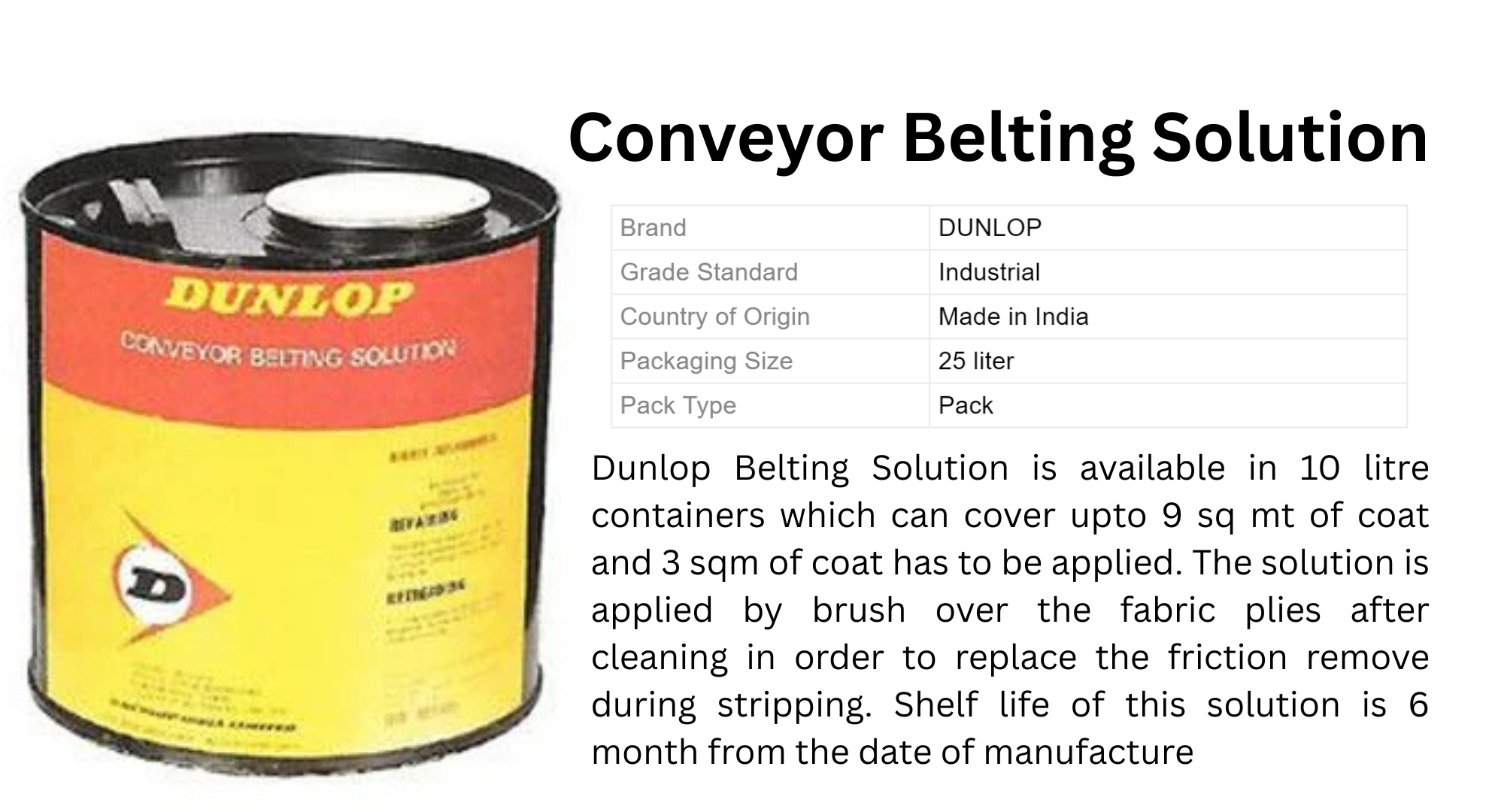 Conveyor repair materials